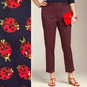 Talbots Heritage Ladybug Pants, Size 10